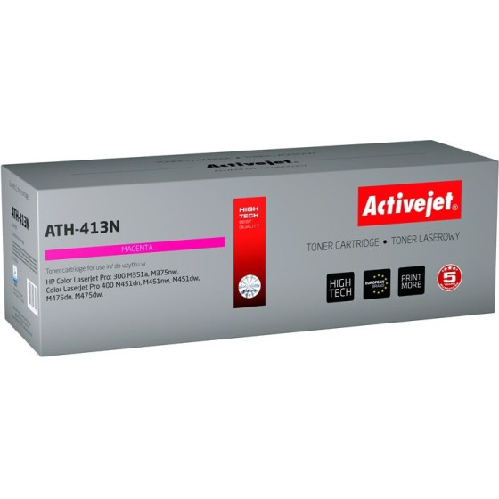 Activejet Toner (replacement for HP 305A CE413A; Supreme; 2600 pages; magenta) - (ATH-413N)