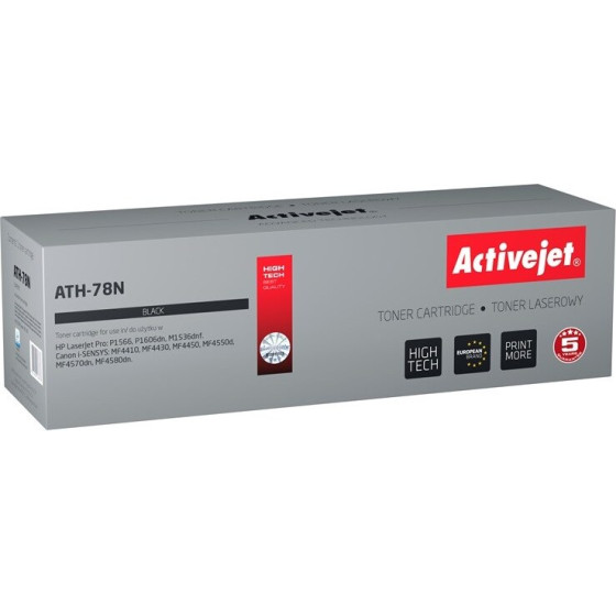 Activejet Toner (replacement for HP 78A CE278A, Canon CRG-728; Supreme; 2500 pages; black) - (ATH-78N)