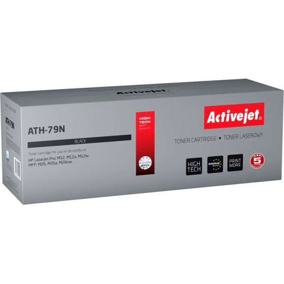 Activejet toner (replacement for HP 79A CF279A; Supreme; 2000 pages; black) - (ATH-79N)