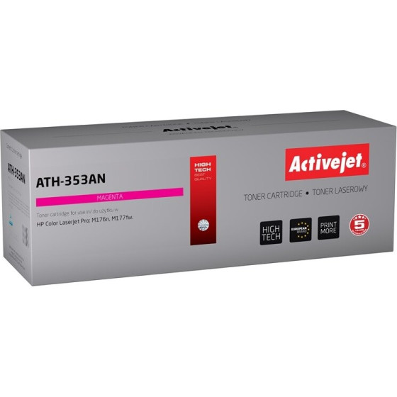 Activejet toner (replacement for HP CF353A; Supreme; 1100 pages; magenta) - (ATH-353AN)