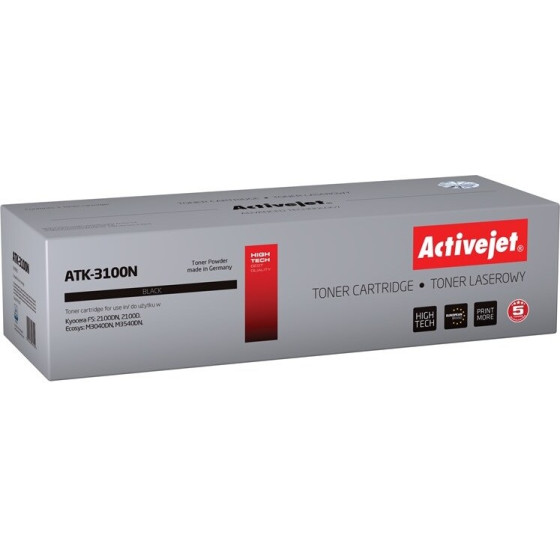 Activejet toner (replacement for Kyocera TK-3100; Supreme; 12500 pages; black) - (ATK-3100N)