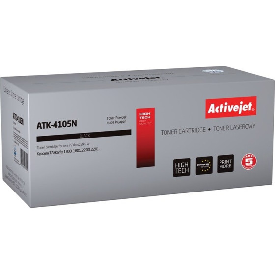 Activejet Toner (replacement for Kyocera TK-4105; Supreme; 15,000 pages; black) - (ATK-4105N)