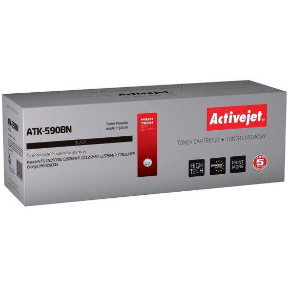 Activejet Toner (replacement for Kyocera TK-590BK; Supreme; 7000 pages; black) - (ATK-590BN)