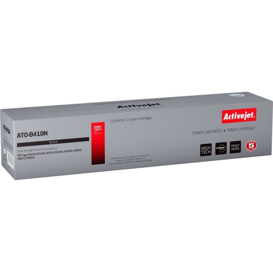 Activejet Toner (Replacement for OKI 43979102; Supreme; 3500 pages; black) - (ATO-B410N)