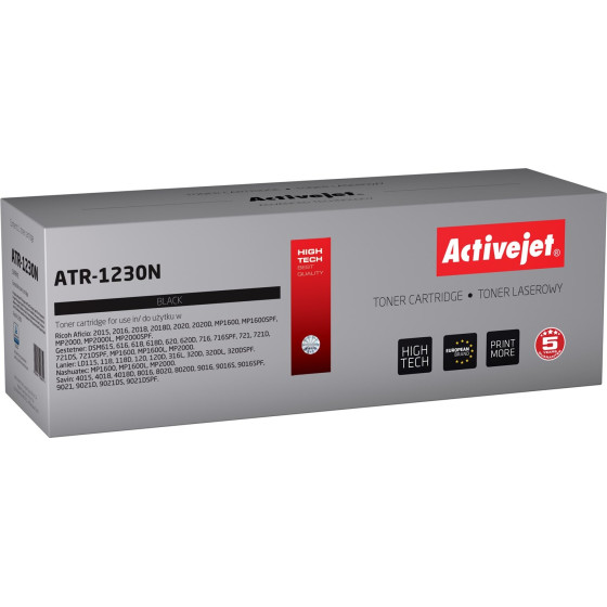 Activejet Toner (replacement for Ricoh 1230D 885094; Supreme; 9000 pages; black) - (ATR-1230N)