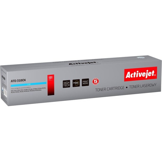 Activejet Toner (replacement OKI 44469706; Supreme; 2000 pages; cyan) - (ATO-310CN)