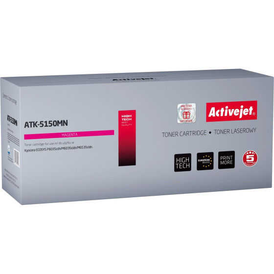 Activejet Toner Cartridge (replacement for Kyocera TK-5150M; Supreme; 10000 pages; magenta) - (ATK-5150MN)