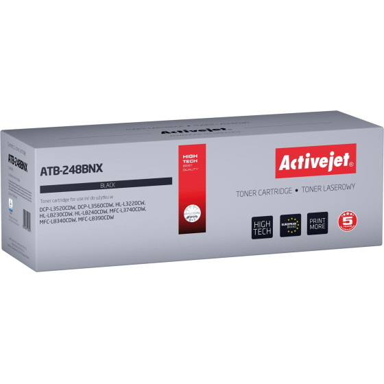 Activejet Toner for Brother printers; Replacement Brother TN248XLBK; Supreme; 3000 pages; black) - (ATB-248BNX)