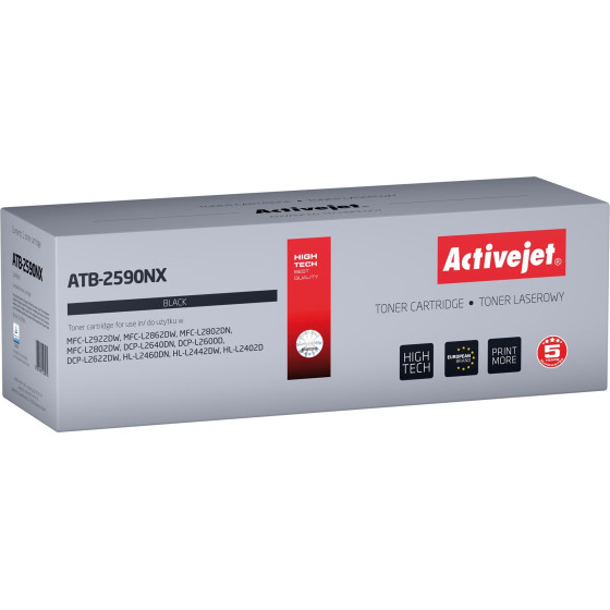 Activejet Toner for Brother printers; Replacement Brother TN2590XL; Supreme; 3000 pages; black) - (ATB-2590NX)