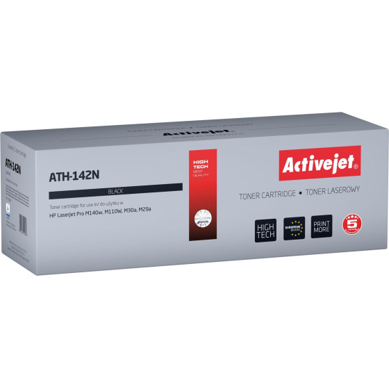Activejet toner for HP printer, Replacement HP 142A HP142A W1420A; Supreme; 950 pages; black; with chip - (ATH-142N)