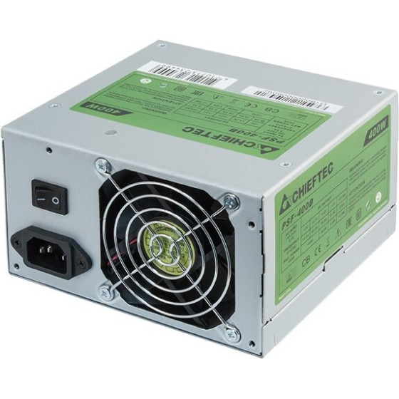 Chieftec power supply unit 400 W 24-pin ATX ATX Metallic - (PSF-400B)