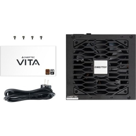 Chieftec Vita Netzteil 850W 80+Bronze - PC-/Server Netzteil - 14,17 min power supply unit 20+4 pin ATX PS/2 Black - (BPX-850-S)