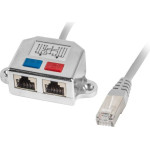 Lanberg adapter lan rj45/2x rj45 ftp splitter - (AD-0026-S)