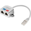 Lanberg adapter lan rj45/2x rj45 ftp splitter - (AD-0026-S)