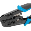 Lanberg cable crimper Crimping tool Black, Blue - (NT-0201)