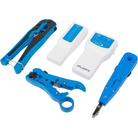 Lanberg cable crimper Tool set Multicolour - (NT-0302)