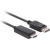 Lanberg cable gender changer DisplayPort HDMI Black - (CA-DPHD-11CC-0030-BK)