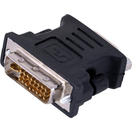 Lanberg cable gender changer DVI-I VGA (D-Sub) Black - (AD-0012-BK)