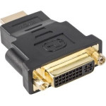 Lanberg cable gender changer HDMI DVI-D (F) (24 + 5) Black - (AD-0014-BK)