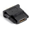 Lanberg cable gender changer HDMI DVI-D 18+1 Single Link Black - (AD-0013-BK)