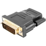 Lanberg cable gender changer HDMI DVI-D Black - (AD-0010-BK)
