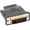 Lanberg cable gender changer HDMI DVI-D Black - (AD-0010-BK)