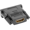 Lanberg cable gender changer HDMI DVI-D Black - (AD-0010-BK)