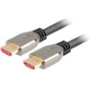 Lanberg cable HDMI 1m HDMI Typu A (Standard) 8K 60Hz - (CA-HDMI-30CU-0010-BK)