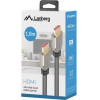 Lanberg cable HDMI 1m HDMI Typu A (Standard) 8K 60Hz - (CA-HDMI-30CU-0010-BK)