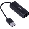Lanberg cable interface/gender adapter USB-A RJ-45 Black - (NC-0100-01)