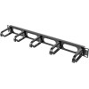 Lanberg CABLE ORGANISER 19'' (1U, TYPE B, BLACK) - (AK-1205-B)