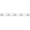 Lanberg CABLE ORGANISER 19'' (1U, TYPE B, Gray) - (AK-1205-S)