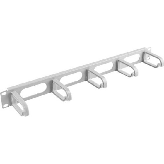 Lanberg CABLE ORGANISER 19'' (1U, TYPE B, Gray) - (AK-1205-S)