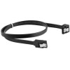 Lanberg CABLE SATA DATA III (6GB/S) 50CM 90'' - (CA-SASA-13CU-0050-BK)