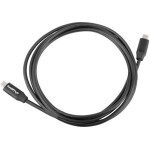 Lanberg CABLE USB 2.0 USB-C M/M 1.8M QC 4.0 - (CA-CMCM-40CU-0018-BK)