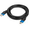 Lanberg HDMI cable 3 m HDMI Type A (Standard) Black - (CA-HDMI-30CC-0030-BK)