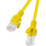Lanberg networking cable Yellow 0.25 m Cat5e U/UTP (UTP) - (PCU5-20CC-0025-Y)