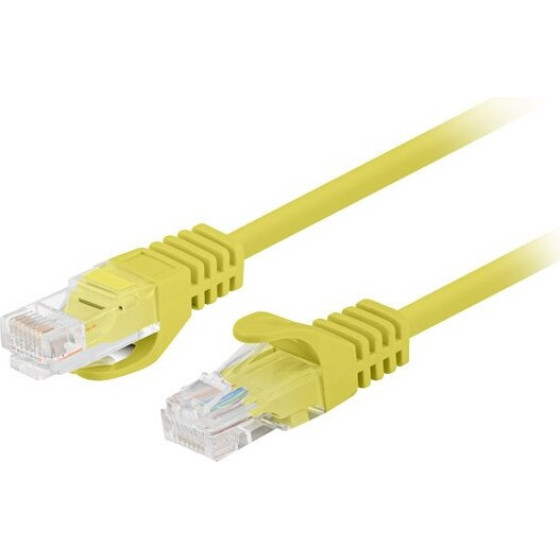 Lanberg networking cable Yellow 3 m Cat6 U/UTP (UTP) 10-PACK - (PCU6-20CC-0300-Y)