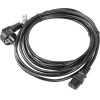 Lanberg power cable Black 10 m C13 coupler CEE7/7 - (CA-C13C-11CC-0100-BK)
