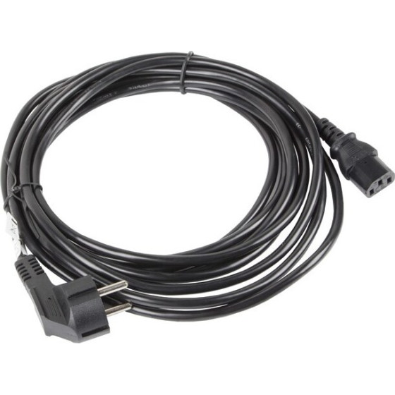 Lanberg power cable Black 10 m C13 coupler CEE7/7 - (CA-C13C-11CC-0100-BK)