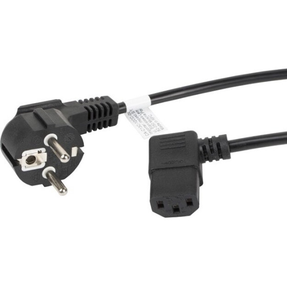 Lanberg power cable Black 2 m C13 coupler CEE7/7 - (CA-C13C-12CC-0018-BK)
