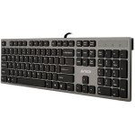 A4Tech KV-300H keyboard USB QWERTY Black, Grey - (A4TKLA39976)