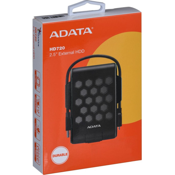 ADATA HD720 external hard drive 2 TB Black - (AHD720-2TU31-CBK)