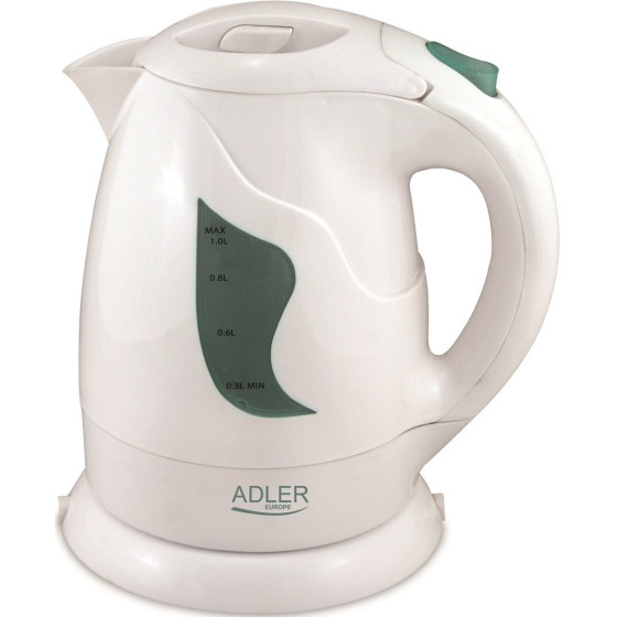 Adler AD 08 w electric kettle 1 L 850 W White - (AD 08w)