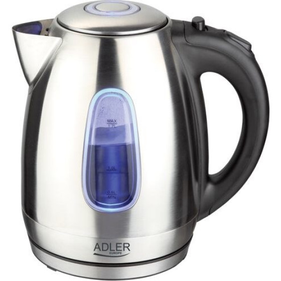 Adler AD 1223 electric kettle 1.7 L Black,Stainless steel 2200 W - (AD1223)