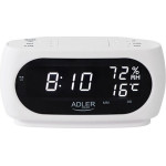 Adler Alarm clock AD 1186 white - (AD 1186w)