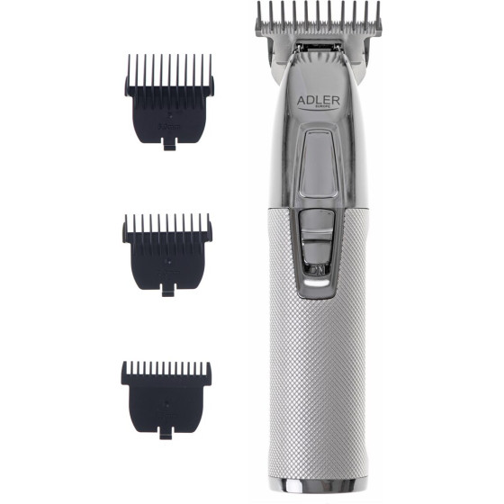 Adler beard trimmer Battery 4 6 mm Silver - (AD 2836s)