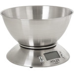 Adler Electronic kitchen scale Stainless steel Round - (AD 3134)