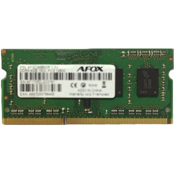 AFOX SO-DIMM DDR4 8G memory module 2666 MHz - (AFSD48FH1P)