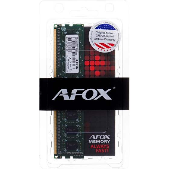 AFOX DDR3 8G 1600 UDIMM memory module 8 GB 1600 MHz LV 1,35V - (AFLD38BK1L)